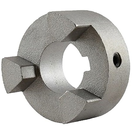 Timken Jaw Coupling Hub, 1 in. Bore, 2.06 in. Hub Dia, Jaw Coupling AL099 1 1/4X1/8 KW